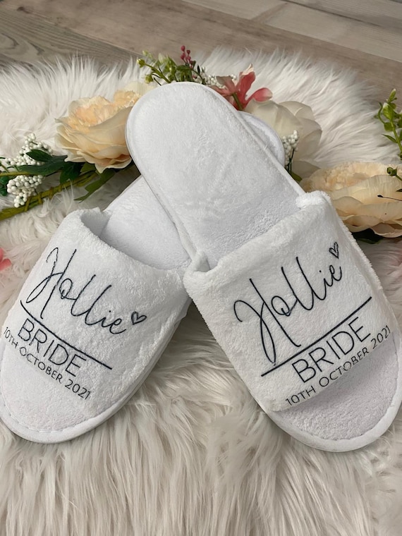 Pantofole 2025 sposa personalizzate