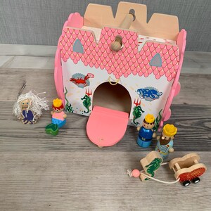 Maison de jeux sous-marine en bois personnalisée Jouets en bois pour enfants Magical Kingdom Pretend Play image 10