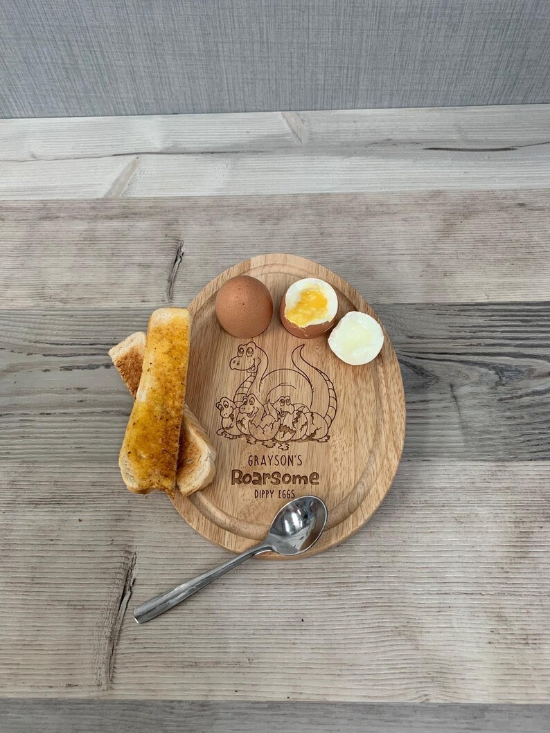 Personalised Wooden Dippy Egg and Soldiers Board Wooden Etsy