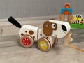 Personalised Pull-Along Doggy - Wooden Toy - Animal Toy - Toddler Gift - CE Tested