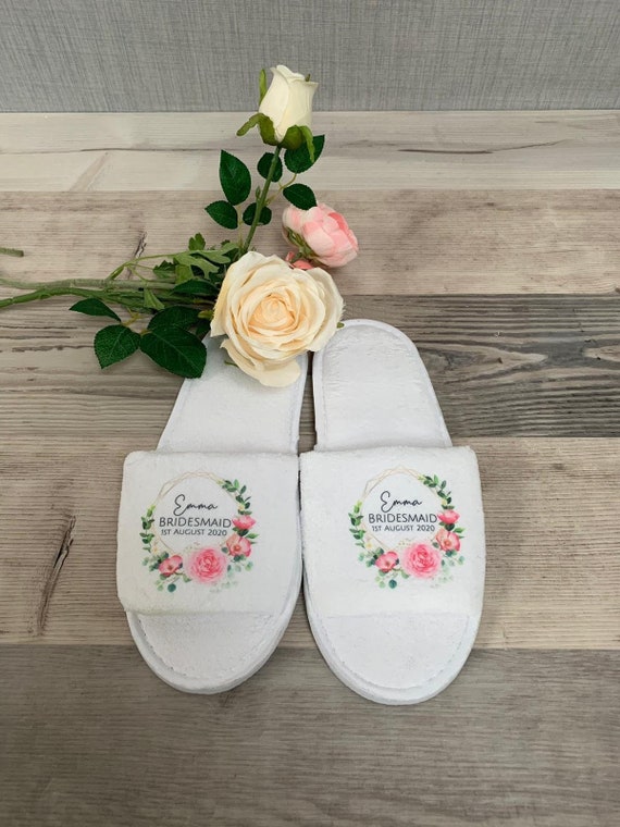 Cheap personalised slippers sale