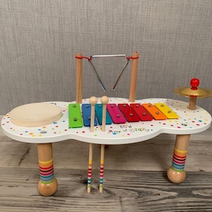 Personalised music table for children wooden toy gift for kids children's toy Christmas gift image 10