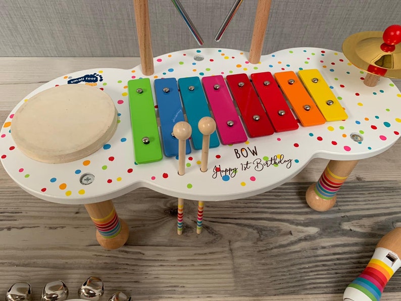 Personalised music table for children wooden toy gift for kids children's toy Christmas gift image 5