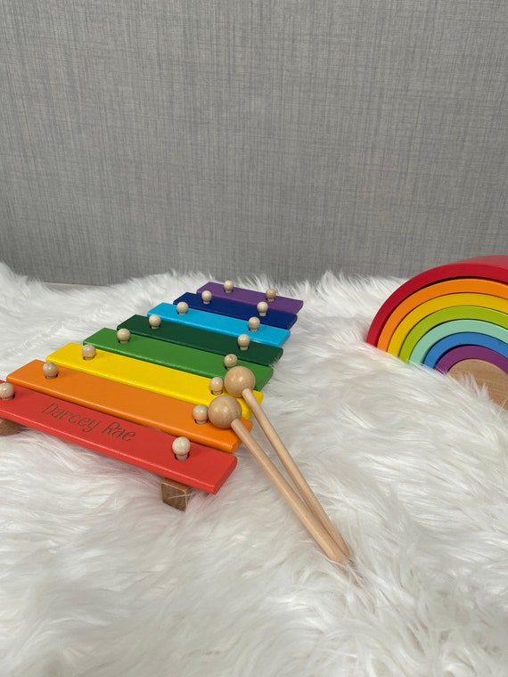 Rainbow xylophone top