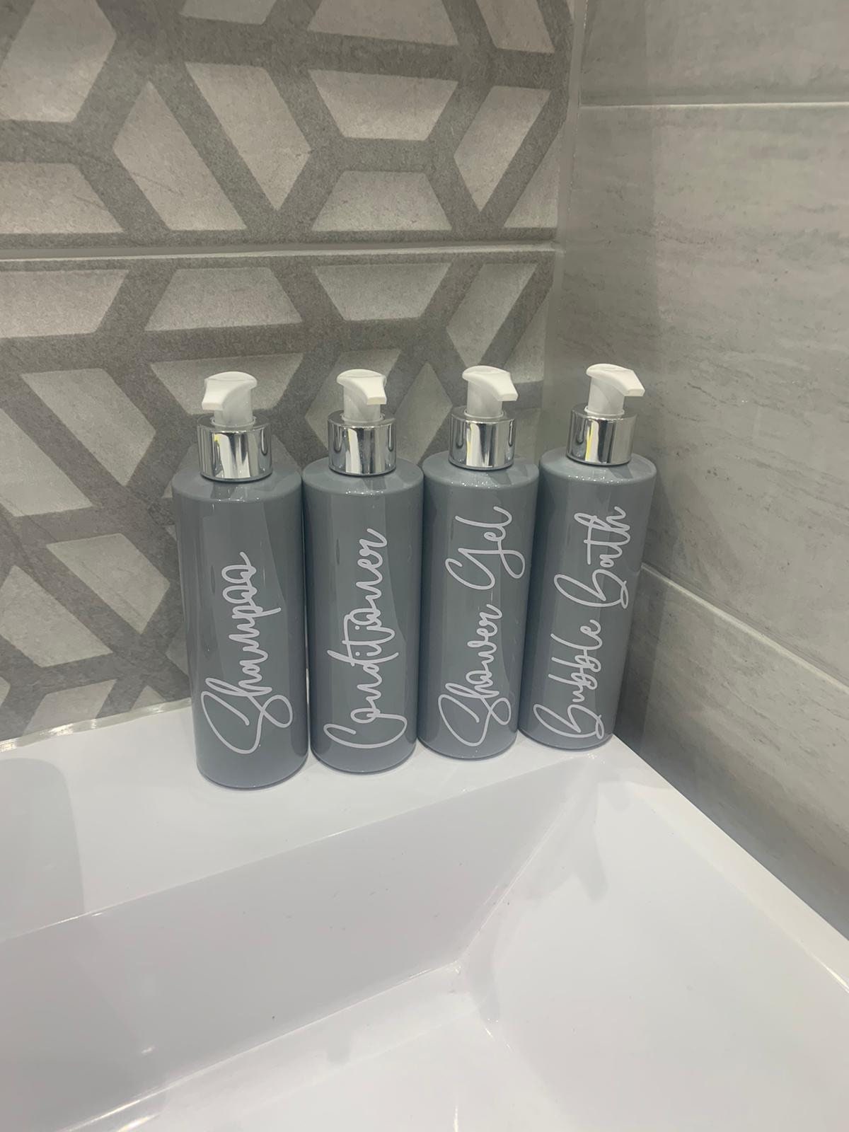 Personalised Toiletry Bottles Shampoo Conditioner Shower Gel Etsy UK