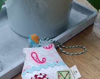 House pendant/ fabric pendant/ house made of fabric/ Scandinavian/ birthday gift/ children's room decoration