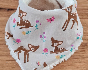 Jersey baby bandana eco teddy baby triangular bandana burp cloth boys and girls toddlers absorbent soft*