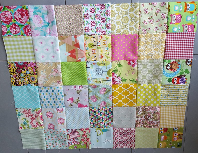 Patchworkdecke Baby Blanket unique Eco-teddy fabric baby blanket patchworkgifts for birth