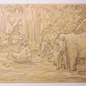 Jungle Cruise - Original Drawing