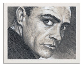 James Bond Sean Connery - Giclée