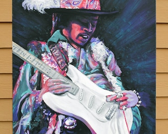 Jimi Hendrix - Original Painting