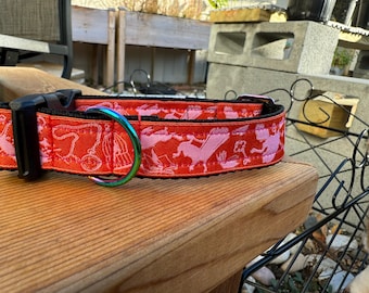 Red Wonderland Collar 1 in wide
