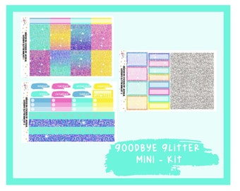 MINI-KIT Goodbye Glitter Planner Stickers