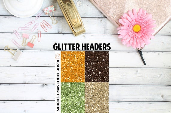 keepitsimplestickers autumn anew a la carte glitter headers autumn headers