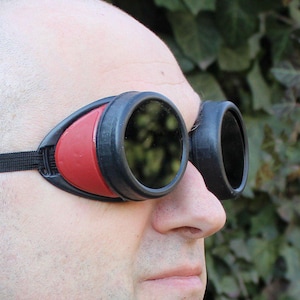 Aviator glasses.Vintage Goggles.Steampunk Goggles.Metallurgist Glasses.Military glasses.Protective mask.Pilot aviator glasses.Soviet Glasses