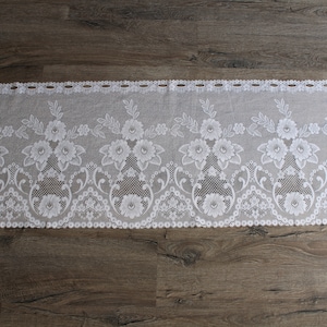 French curtains. Cafe curtain. Door curtain. Window curtain. Valance. French vintage. French country decor. Farmhouse decor. French linens.