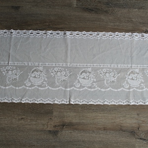 French curtains. Cafe curtain. Door curtain. Window curtain. Valance. French vintage. French country decor. Farmhouse decor. French linens.