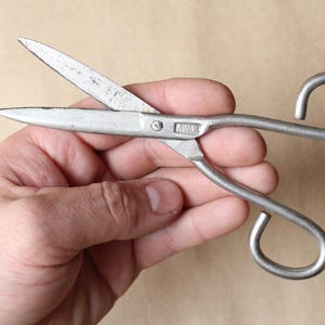 Large Scissors, Paper Scissor, Weathered Scissor, Germany Scissor, Old scissors, Vintage scissors, Old rusty scissors, Antique scissors