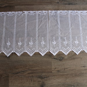 French curtains. Cafe curtain. Door curtain. Window curtain. Valance. French vintage. French country decor. Farmhouse decor. French linens.