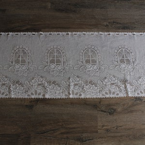 French curtains. Cafe curtain. Door curtain. Window curtain. Valance. French vintage. French country decor. Farmhouse decor. French linens.
