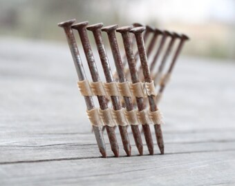 Vintage Rustic Nails.Made in USSR.Rustic Supplies.Soviet hardware.Hooks.Shabby.Soviet Nails.USSR Nails.Soviet nails in original packing.