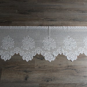 French curtains. Cafe curtain. Door curtain. Window curtain. Valance. French vintage. French country decor. Farmhouse decor. French linens.