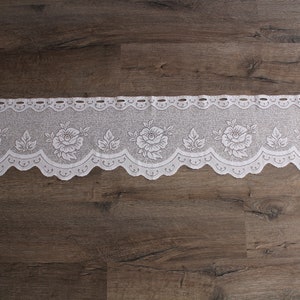 French curtains. Cafe curtain. Door curtain. Window curtain. Valance. French vintage. French country decor. Farmhouse decor. French linens.