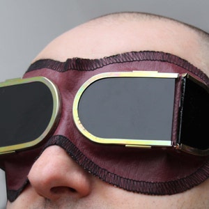 Vintage Welding Goggles.Steampunk Goggles.Military glasses.Protective mask.Pilot aviator glasses.Soviet Glasses.Metallurgist Glasses.