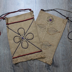 2er Set Jutebeutel. Leichte Boho-Tasche. Umhängetasche. Pool-Tasche. Sommer Tasche. Strandtasche. Seemanns Basar. Bremer Vegesack. Handgemachte Tasche