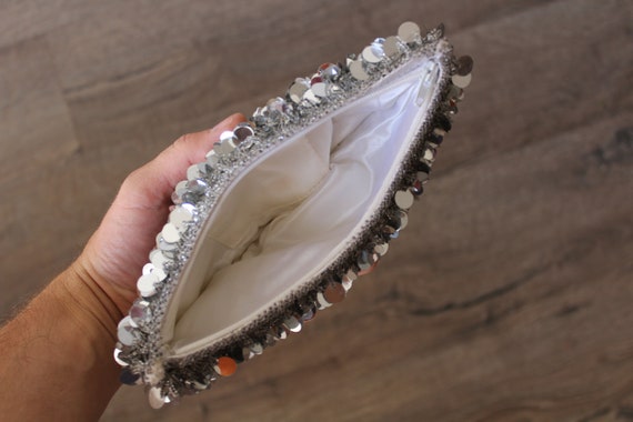 Vintage clutch. Wedding Cosmetic Bag. Bridal clut… - image 7