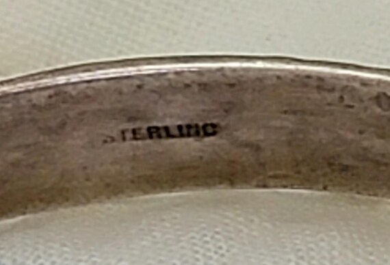 2 Sterling Silver bangle bracelets - image 2