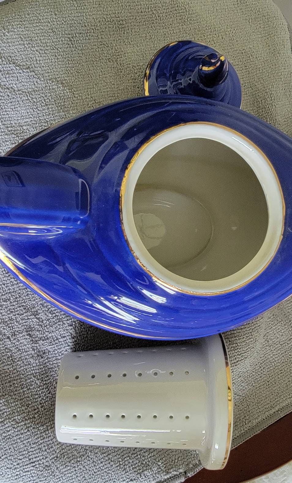 Hall 0676 Ceramic Genie Teapot Etsy