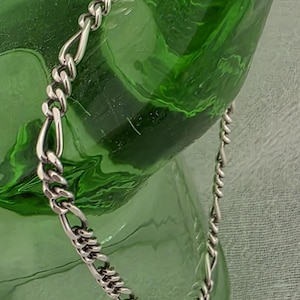 Silver link bracelet