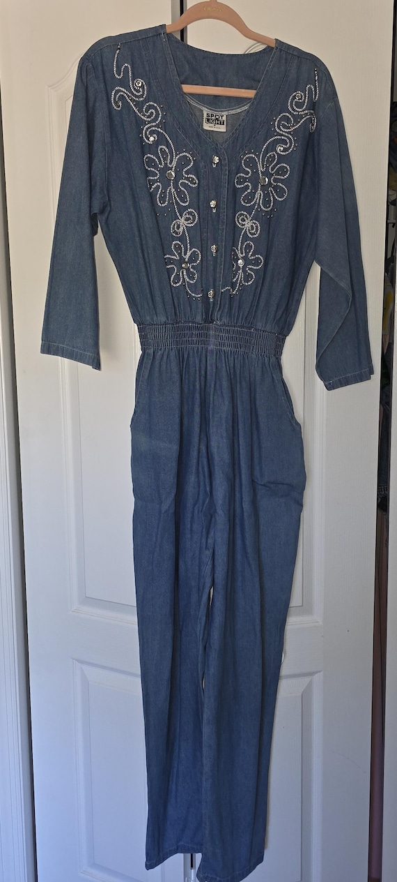 Spot Light brand denim jumpsuit