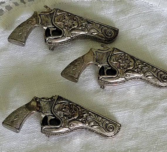 Swank pistol in holster pins - image 1