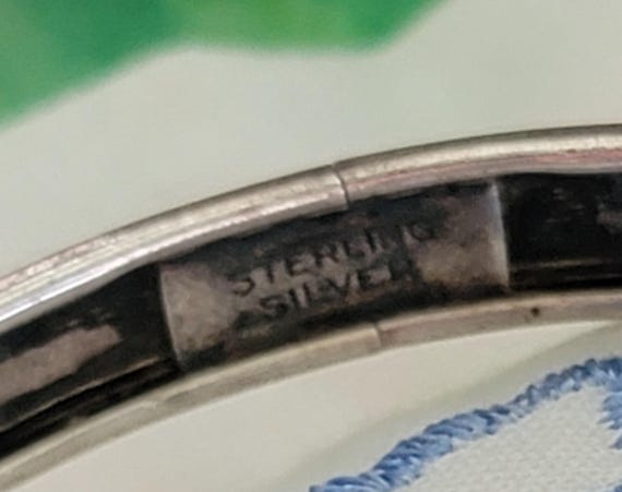 2 Sterling Silver bangle bracelets - image 3