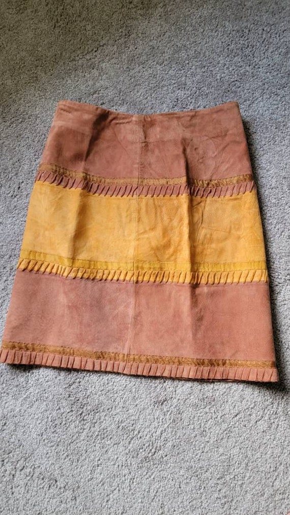 Suede skirt - image 1