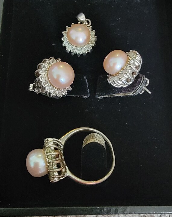 Real Pearl jewelry set