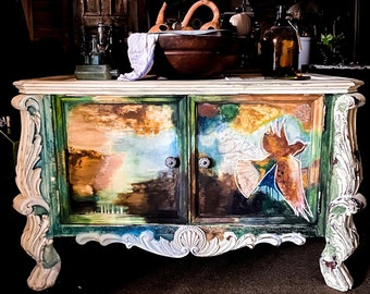 Painted Furniture Dresser, Media Stand, Foyer Table, Buffet