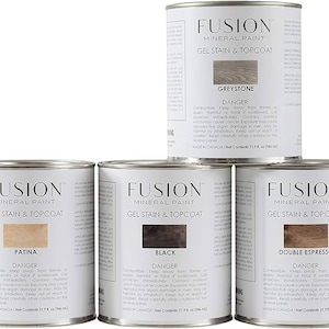 Gel Stain and Topcoat - Fusion Mineral Paint