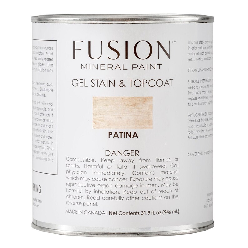 Gel Stain and Topcoat Fusion Mineral Paint Etsy