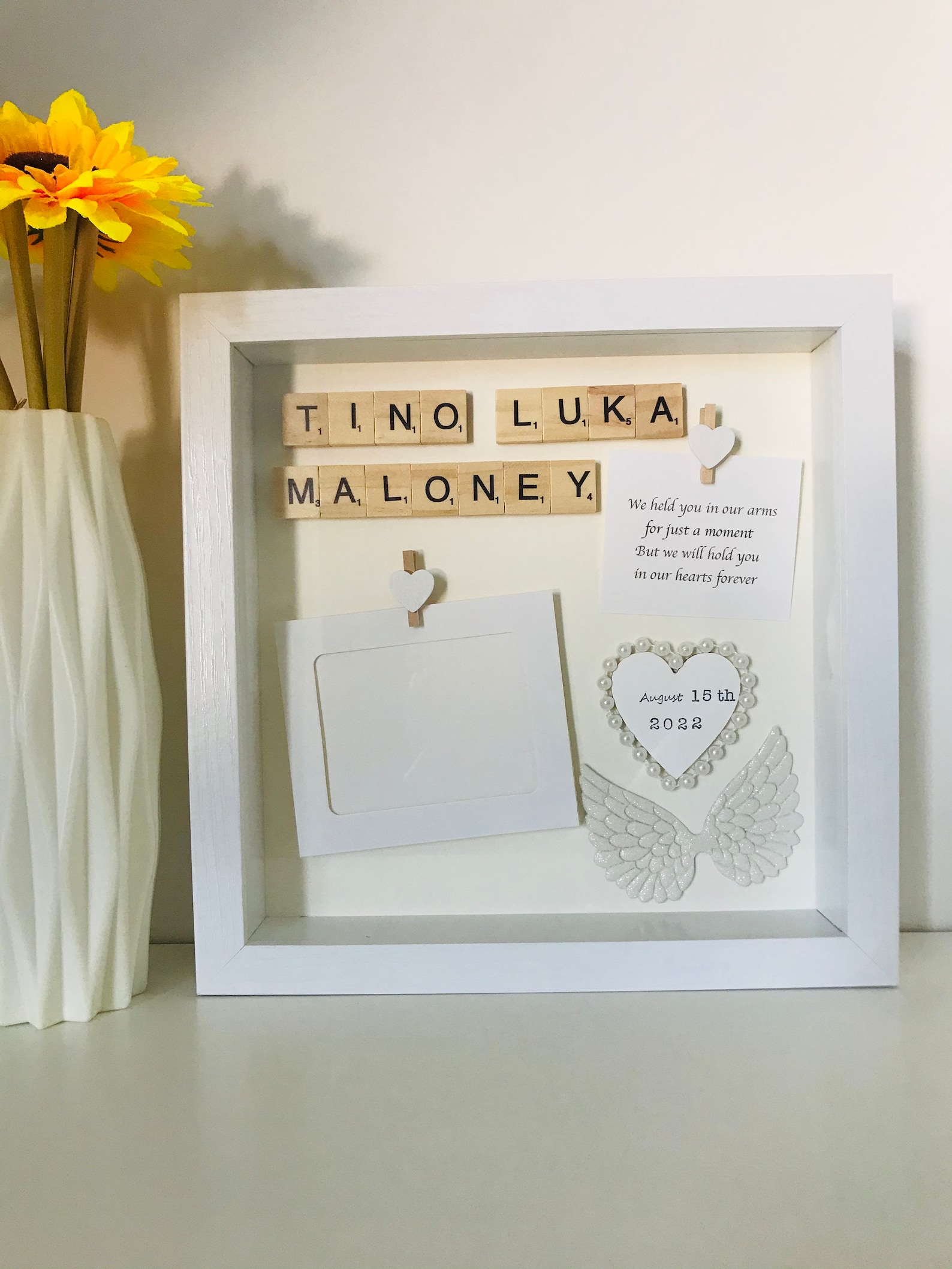 Personalized Baby Memorial Gift / Infant Loss Frame for Etsy