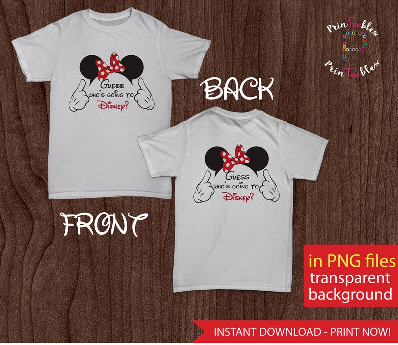 Disney Iron On Transfer Disney Trip Iron On Family Disney Etsy