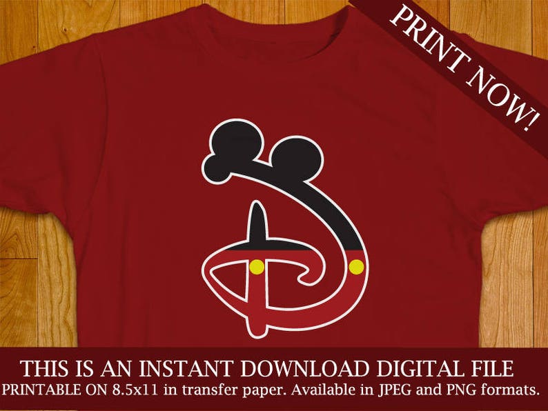 Disney Iron on Transfer Disney Trip Iron On Family Disney Etsy