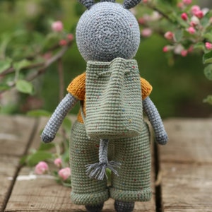 Crochet pattern cute donkey. Amigurumi crochet animals image 5