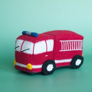 Fire Truck Crochet Playsuit main image 1
