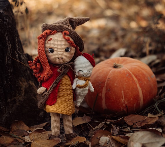 Ensemble de 3 poupées au Crochet d'Halloween, poupée d'Halloween Amigurumi  faite à la main, poupée d'Halloween en peluche, décor d'Halloween, cadeau d' Halloween pour bébé -  France