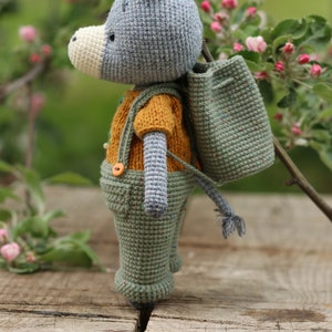 Crochet pattern cute donkey. Amigurumi crochet animals image 4