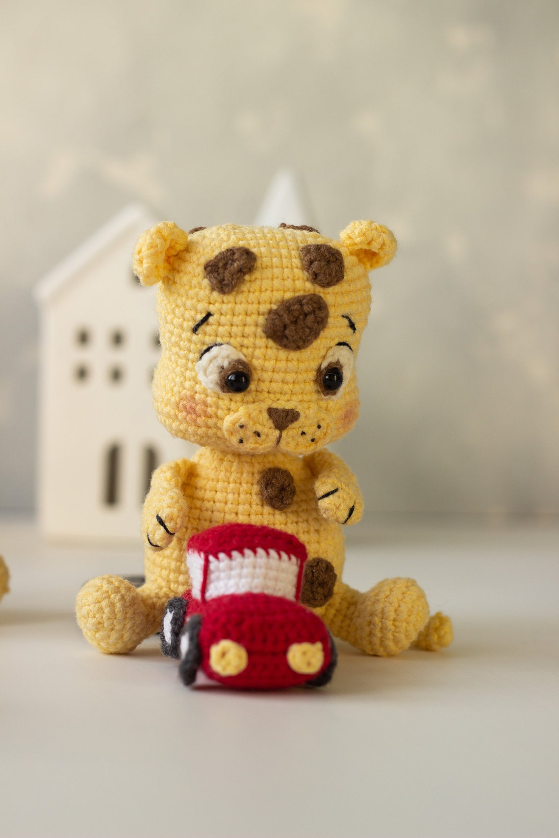 Amigurumi Leo Crochet Leopard Pattern Cheetah Toy Tutorial Etsy