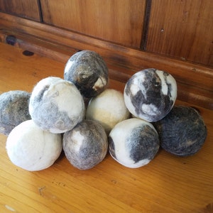 Natural Hand Crafted Wool Dryer Balls